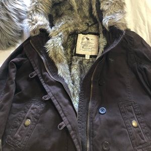 Abercrombie & Fitch brown coat